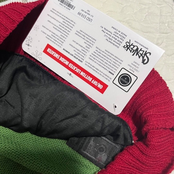 ELF Will Ferrell Ugly Christmas Light Up Sweater NWT - Sz Medium - Picture 4 of 5